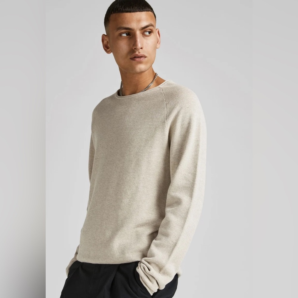 Jack & Jones Light Brown Knit Sweater